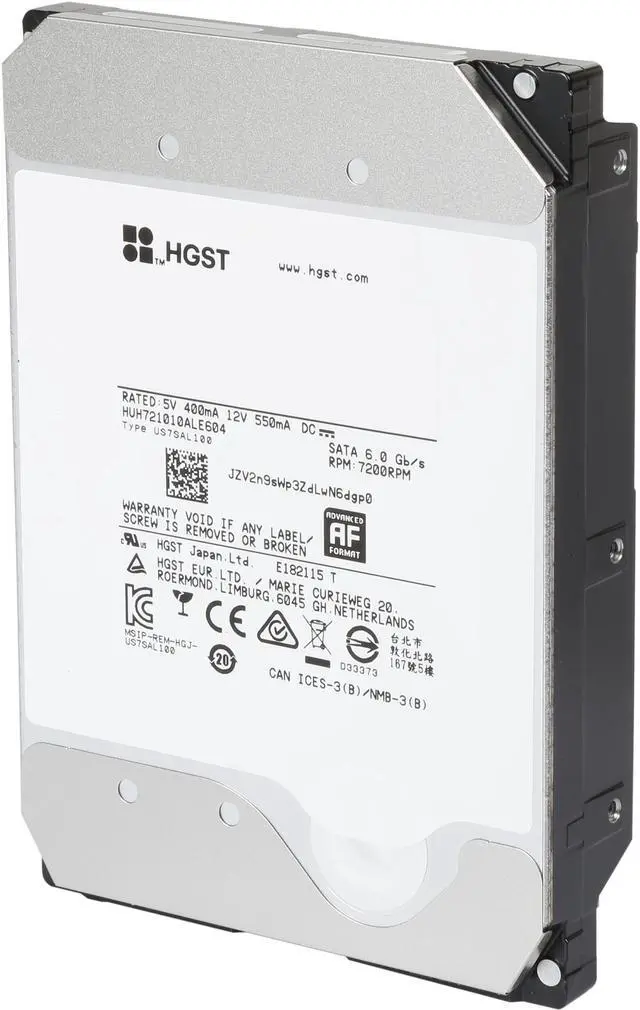 0J22423 Hgst Travelstar 7K1000 1TB 7200RPM SATA 6GB/S 2.5" HDD
