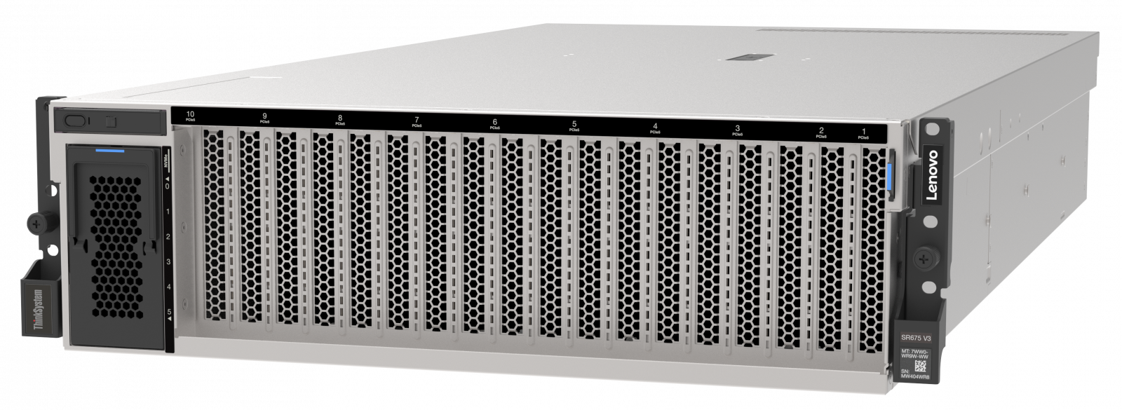 LEN-SR675-V3-3U Lenovo Thinksystem SR675 V3 3U GPU Rack Server
