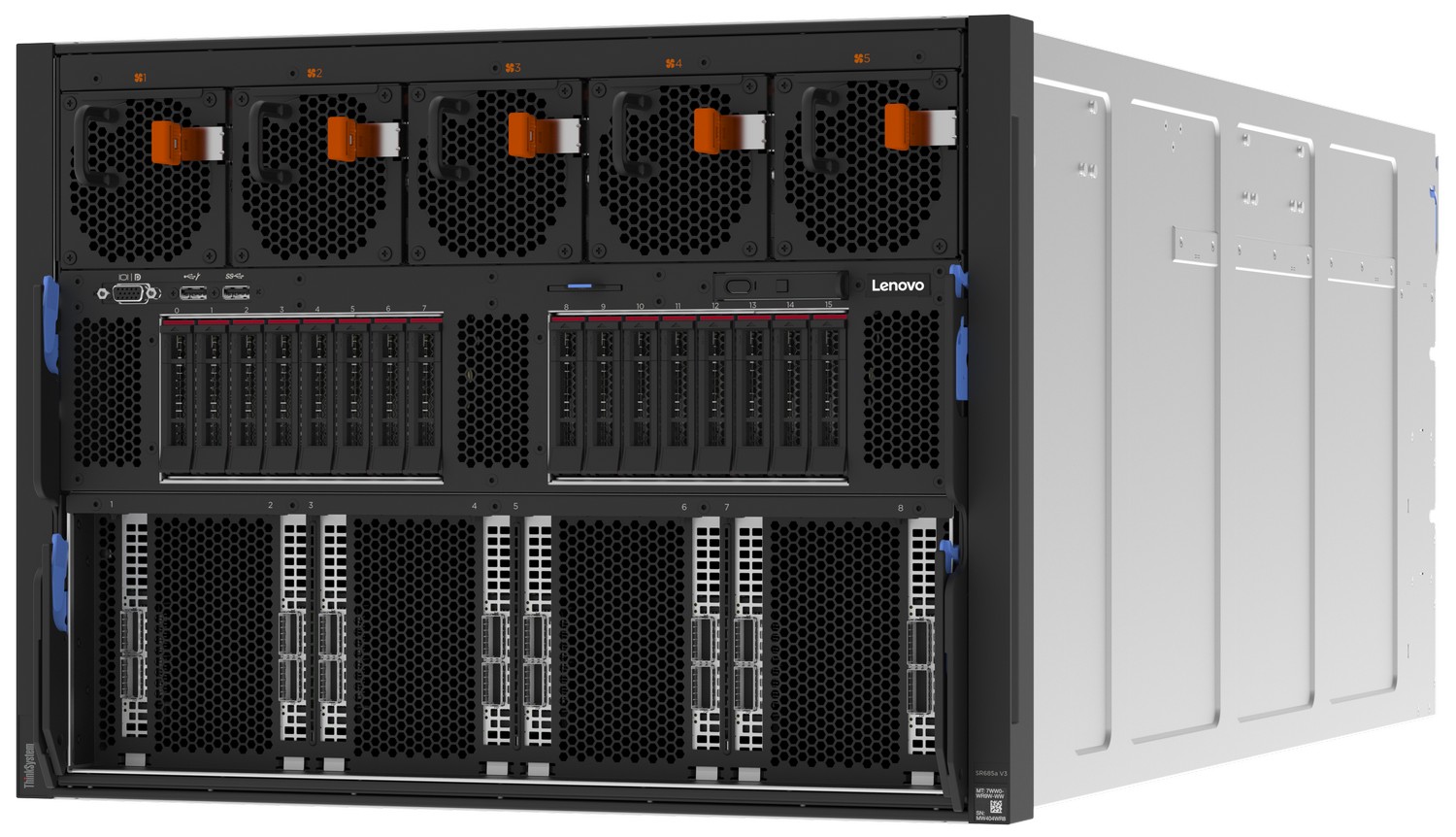 LEN-SR685A-V3-8U Lenovo Thinksystem SR685A V3 8U AMD Ai Rack Server