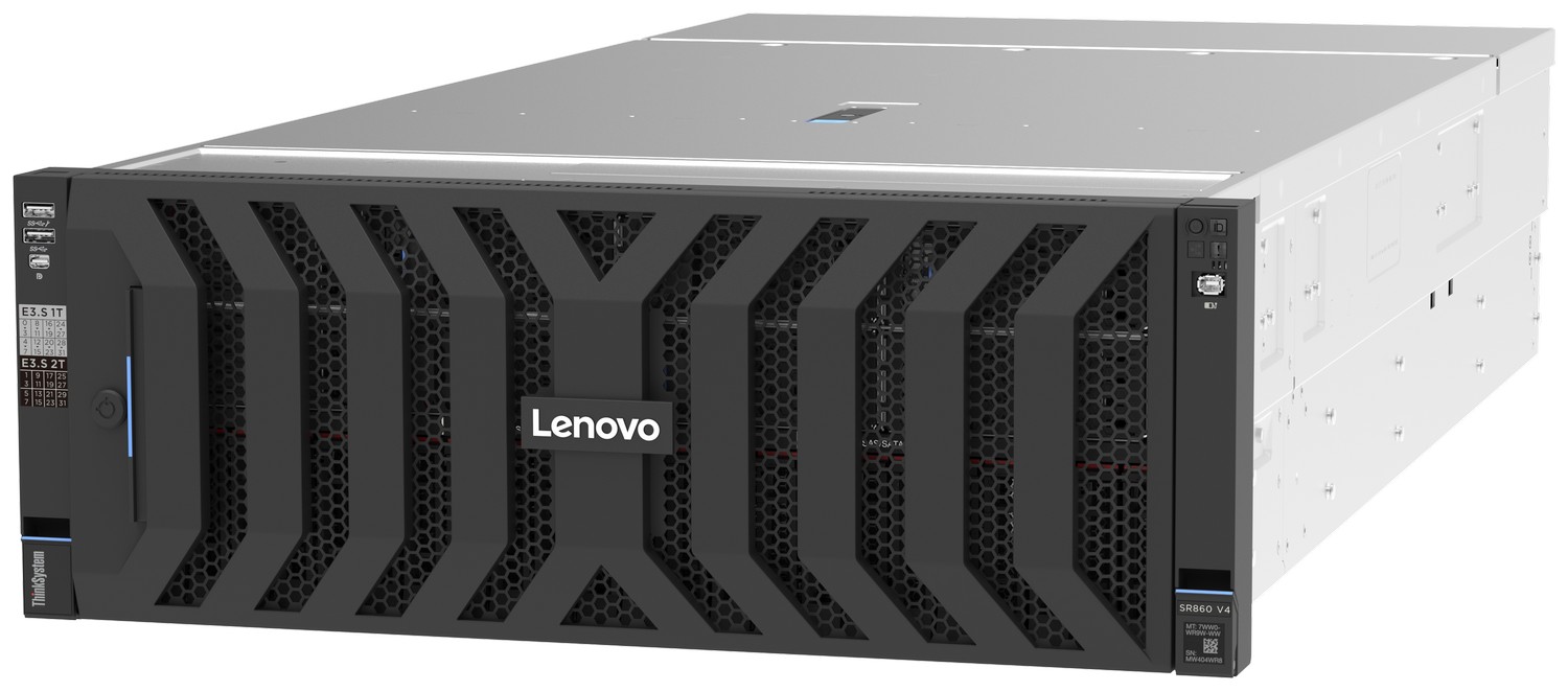 LEN-SR860-V4-4U Lenovo Thinksystem SR860 V4 4U 4-SOCKET Rack Server