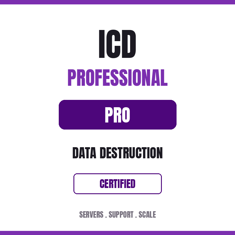 SVC-DATA-DESTRUCTION Icd Retire - Certified Data Destruction