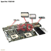395566-003 HP ML350 G5 QC/DC System Board