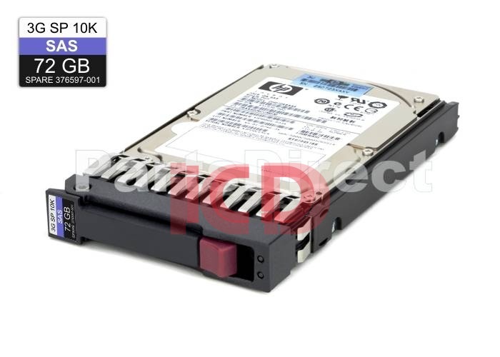 375696-002 HP 72-GB 3G 10K 2.5 SP SAS HDD