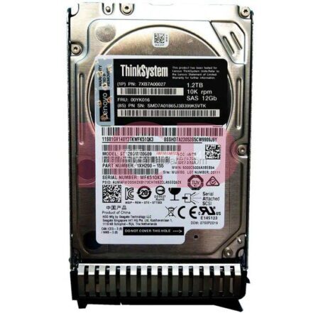 00YK016 Lenovo 1.2-TB 10K 12G 2.5 SAS G3HS HDD