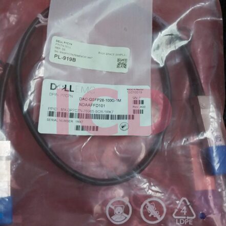 0P7C7N Dell QSFP28 to QSFP28 DAC Extension 1M Cable