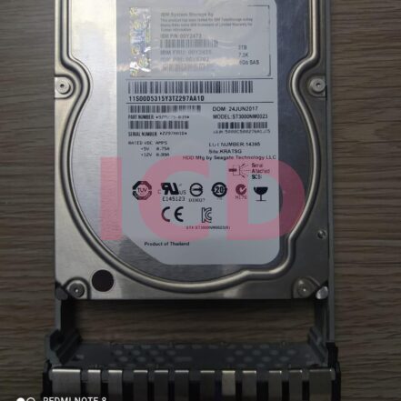 00Y5702 IBM 3-TB 6G 7.2K 3.5 NL SAS HDD