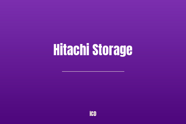 Category: Hitachi Storage