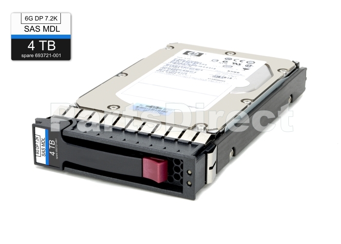 507618-007 HP 4-TB 6G 7.2K 3.5 DP SAS HDD