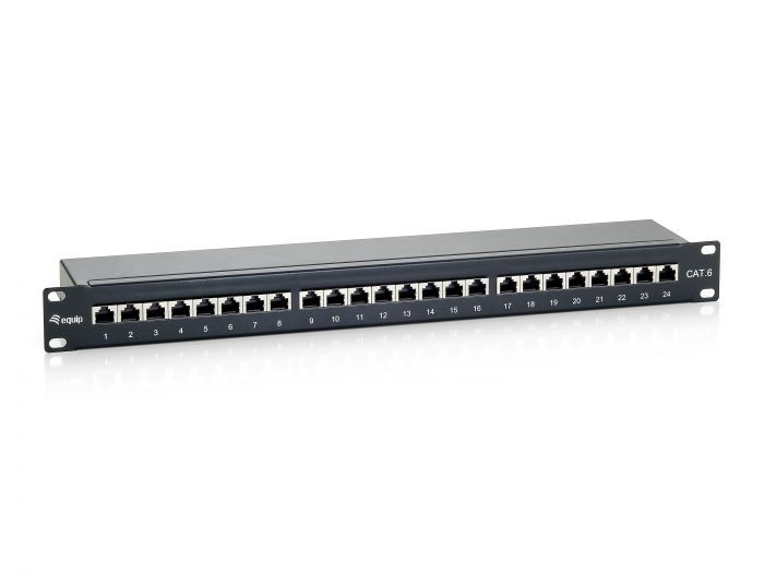 NK5EPPG24Y Panduit 24-PORT CAT5E Netkey Flat Punchdown Patch Panel 1RU