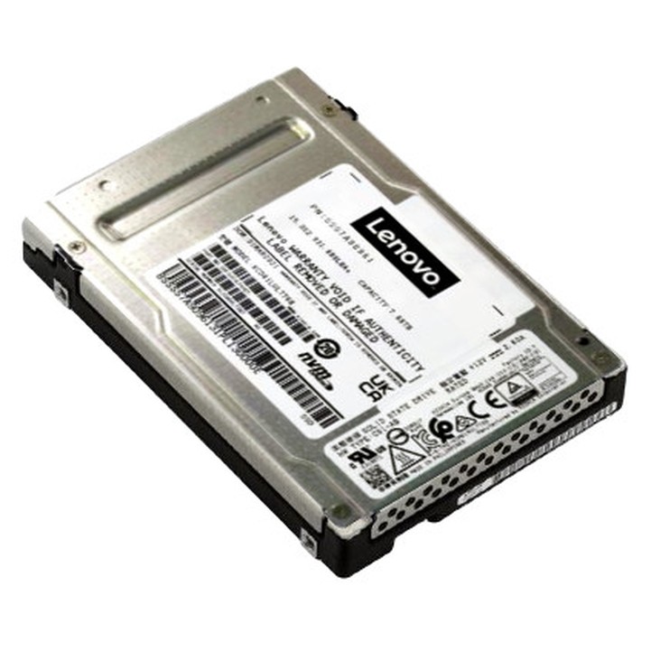 4XB7B12181 Thinksystem E3.s Va 3.84TB Read Intensive NVMe PCIe 5.0 Trayless SSD