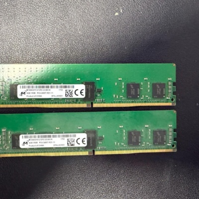 Micron 4GB 1Rx8 RDIMM DDR4-2400 PC4-19200R ECC Memory