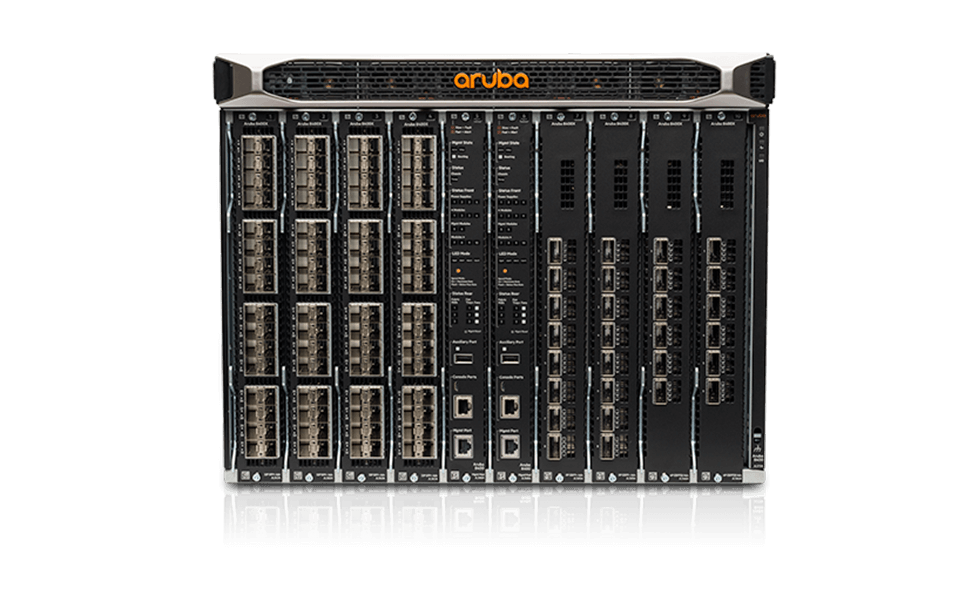 JL376A HPE Aruba Cx 8400 8-SLOT Chassis 2X Fabric 1X Mgmt 3X PSU Switch Bundle