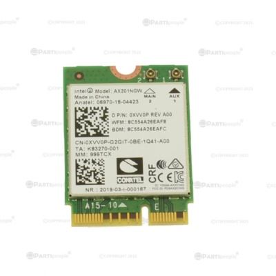 XVV0P Intel AX201 WI-FI 6 Bluetooth 5.1 M.2 2230 Wireless Card