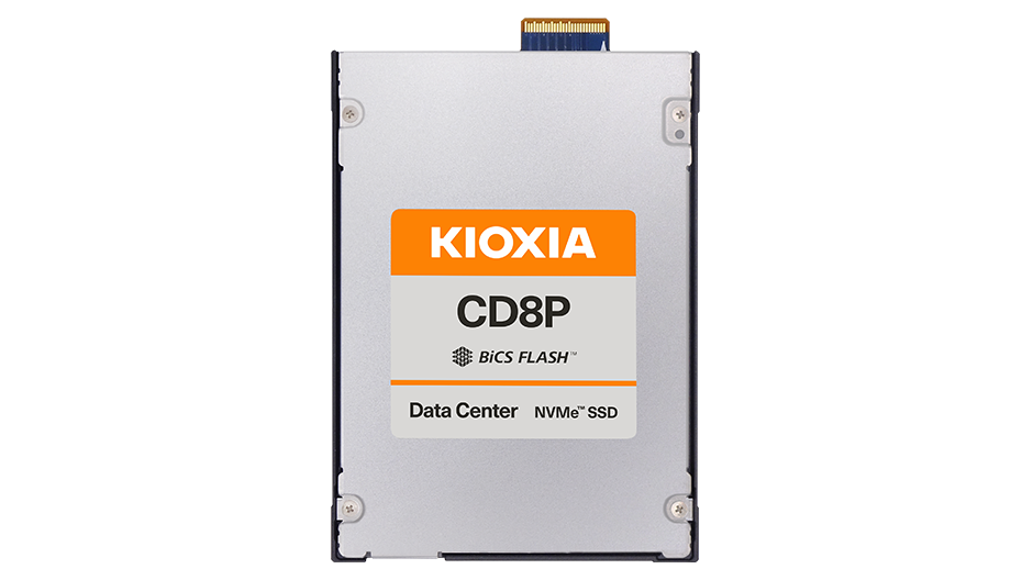KCD8DPJE15T3 Kioxia CD8P-R 15.36TB NVMe PCIe 5.0 E3.s 7.5MM SED Read Intensive 1DWPD Data Center SSD