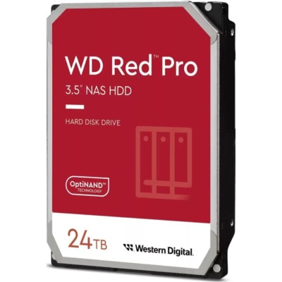 WD240KFGX Wd Red Pro 3.5" 24TB 7200RPM SATA 6GB/S Cmr NAS Hard Drive