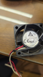 Delta 40mm 5V DC Axial Fan (Switch Spare, 3-Wire Tach)