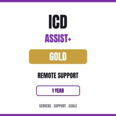 ASSIST-GOLD-1Y ICD Assist+ Remote Support Gold - 1 Year