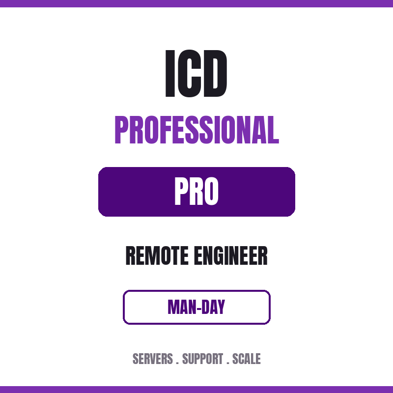 ICD-MANDAY-REMOTE ICD Pro+ Remote Engineer - Man-Day