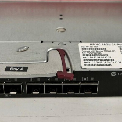 751465-B21 HPE Virtual Connect 16Gb 24-Port Fibre Channel Module for c-Class BladeSystem