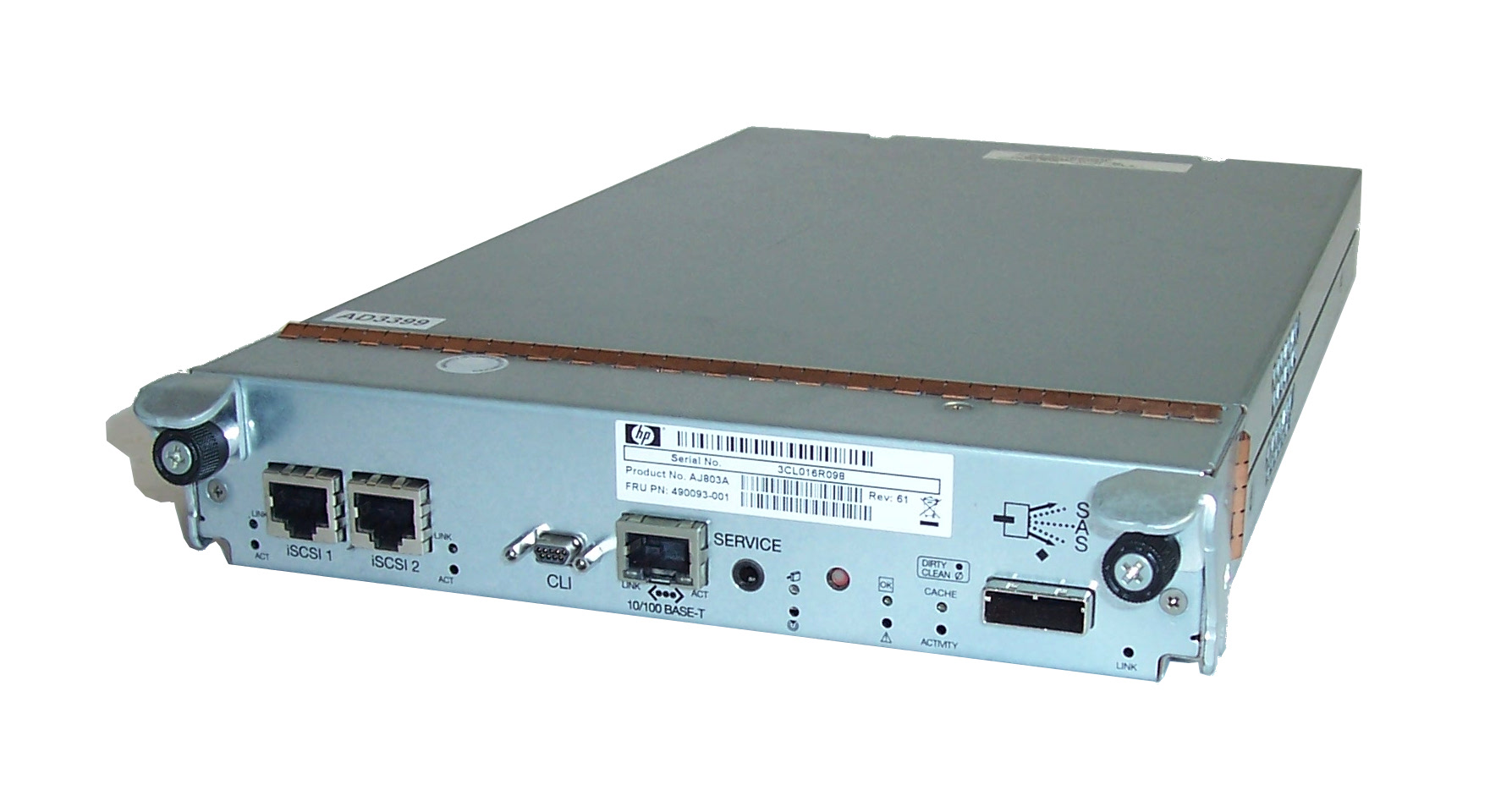 AJ802A HPE MSA2324I Dual Controller Modular Smart Array